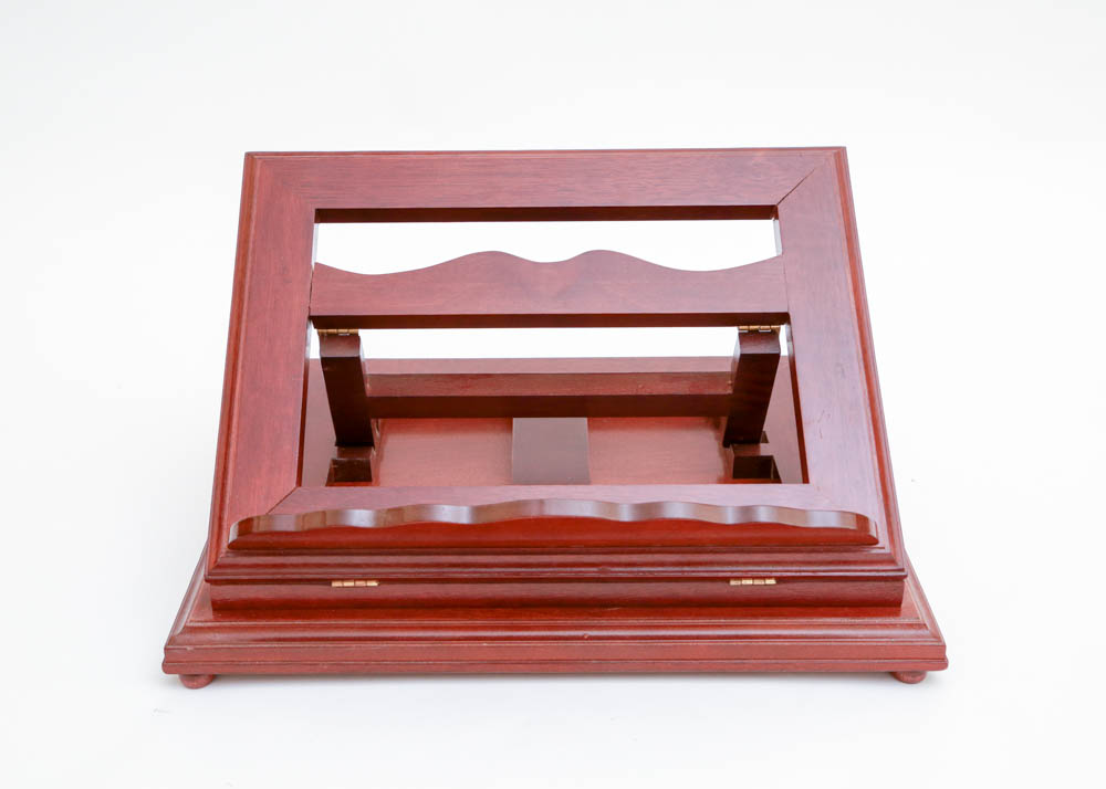 Wooden Table Top Dictionary Stand EBTH