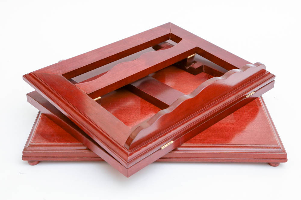 Wooden Table Top Dictionary Stand EBTH