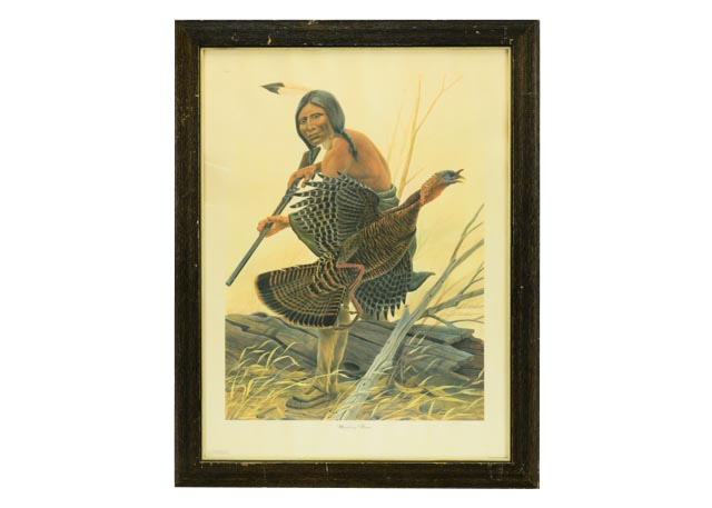 John Ruthven Limited Edition Offset Litho "Wandering Brave" EBTH