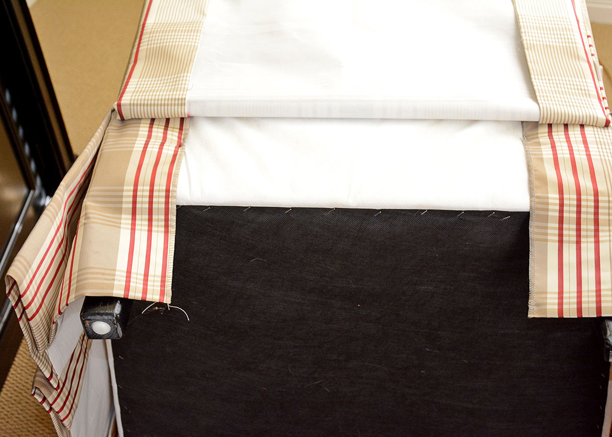 Plaid Upholstered Occasional Chair EBTH