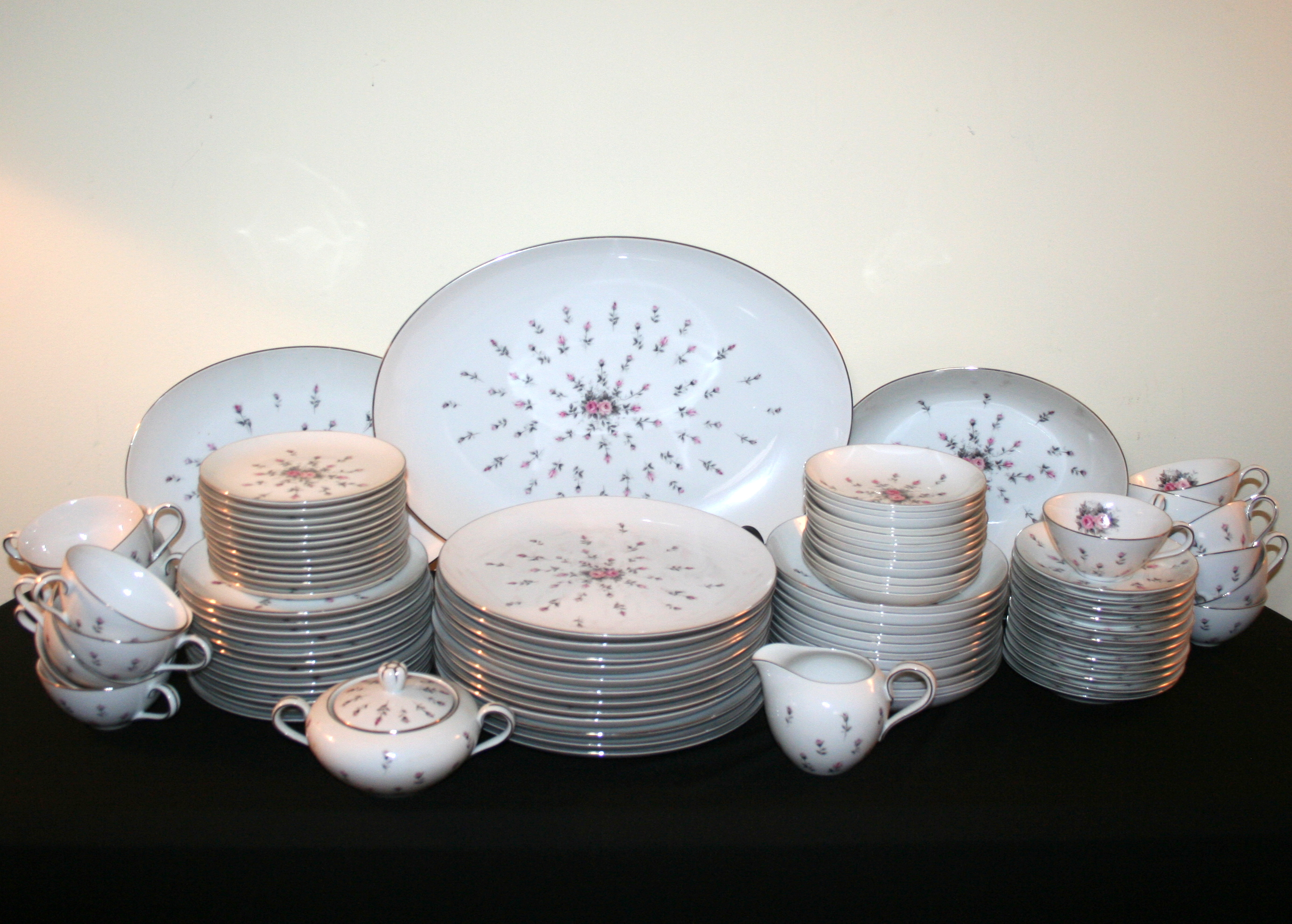 Set of Harmony House "Rosebud" China EBTH