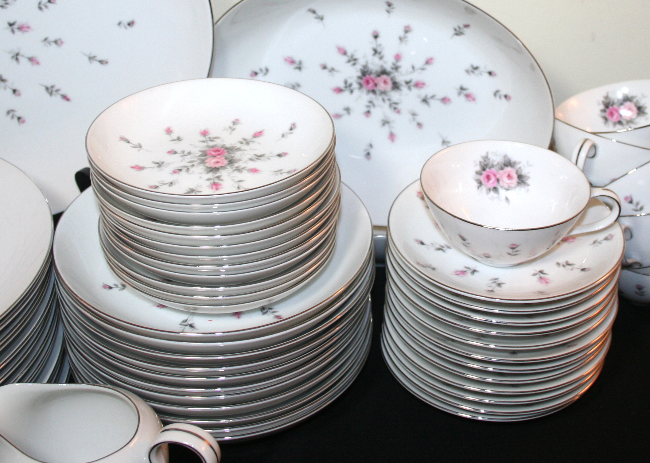 Set of Harmony House "Rosebud" China EBTH