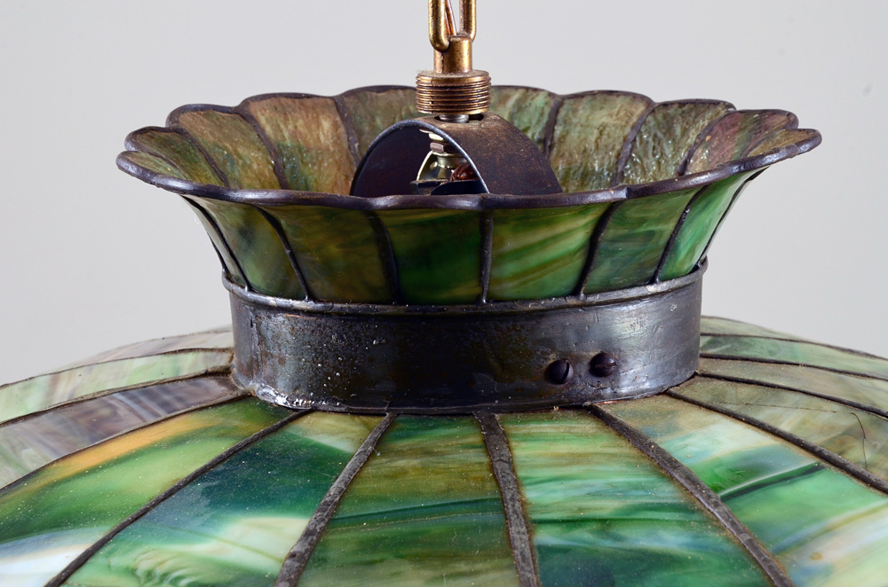 Stain Glass Hanging Lamp EBTH