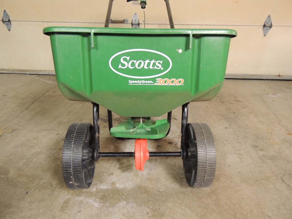 speedy green spreader Scotts Speedy Green 3000 Rotary Spreader | EBTH