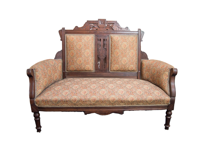 Antique Eastlake Settee Loveseat EBTH
