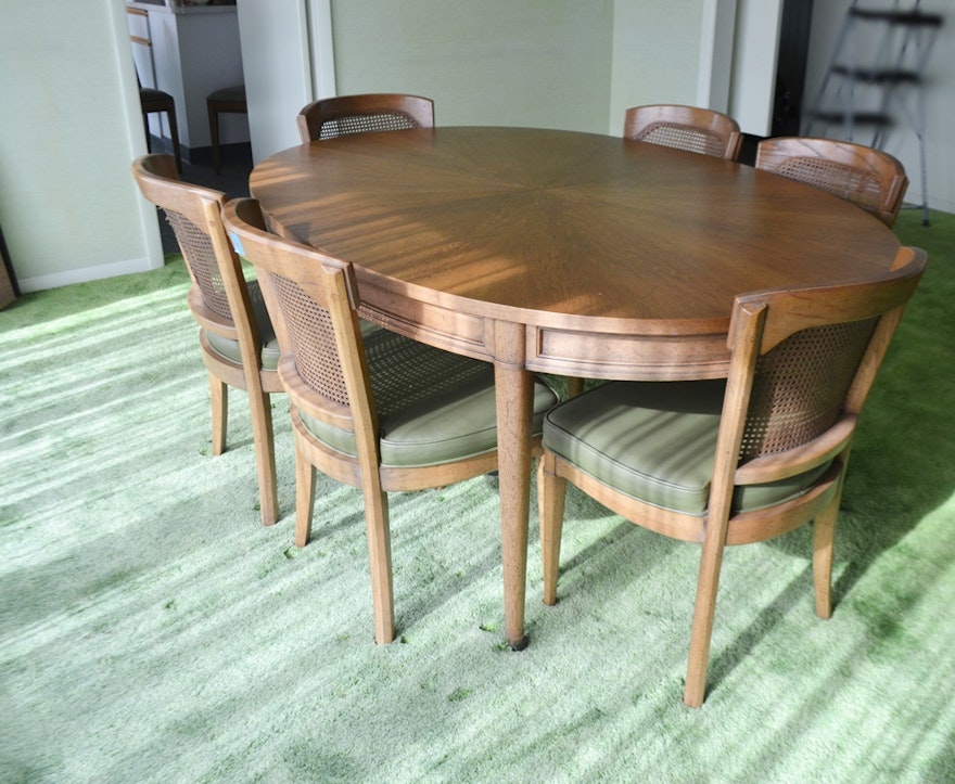 Henredon Dining Room Table And Chairs