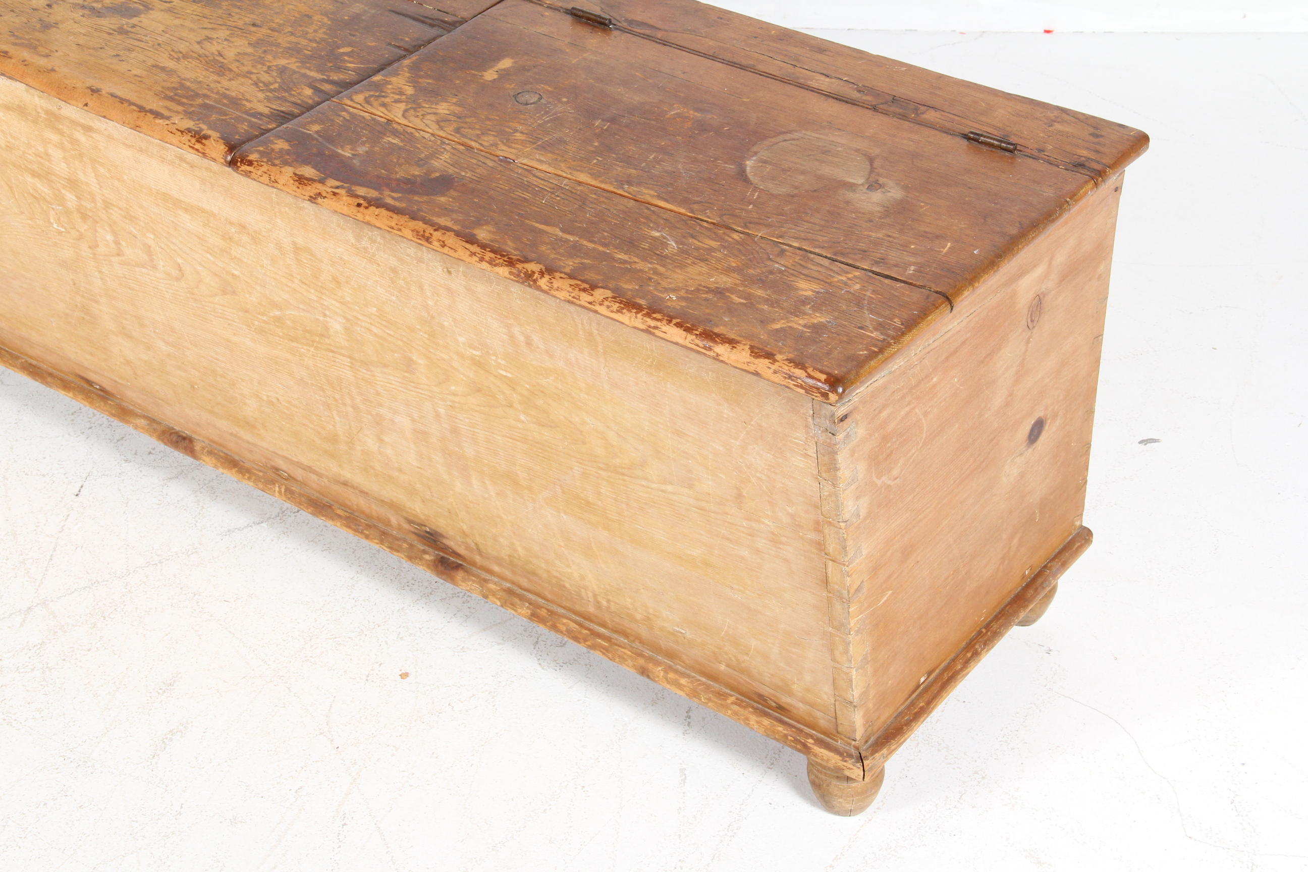 Antique Wooden Grain Bin EBTH