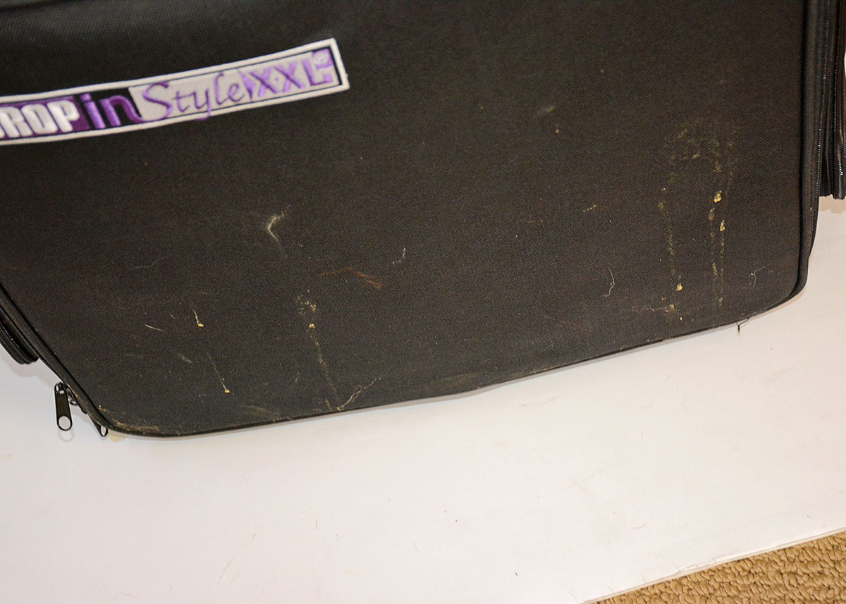 Crop In Style XXL Rolling Tote and Scrapbook Supplies EBTH