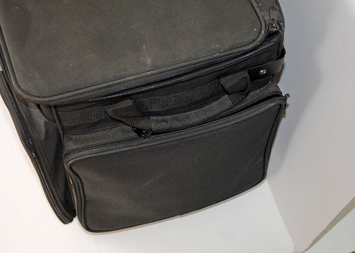 Crop In Style XXL Rolling Tote and Scrapbook Supplies EBTH