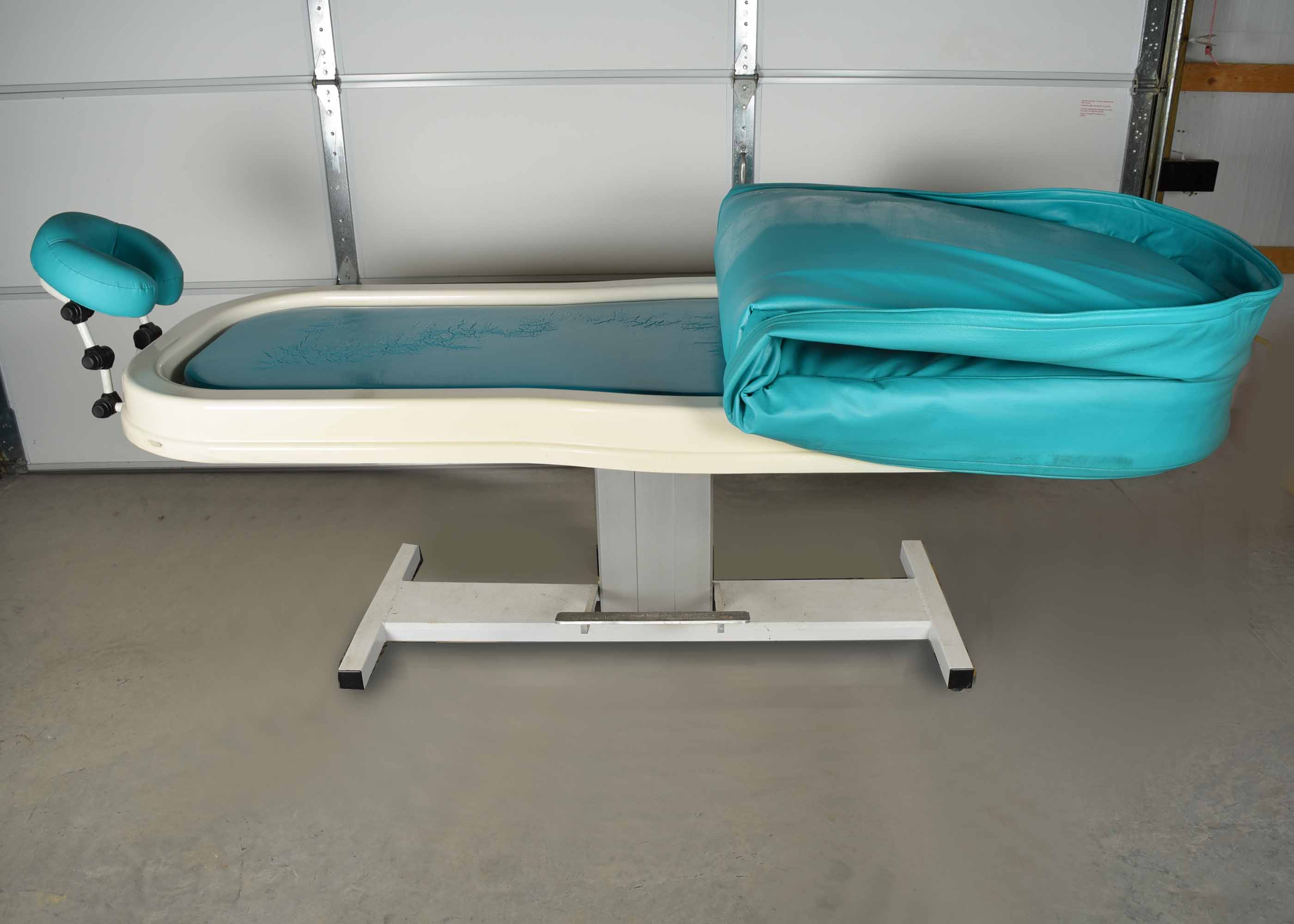 Golden Ratio Woodworks Hydraulic Wet Table With Massage Top EBTH