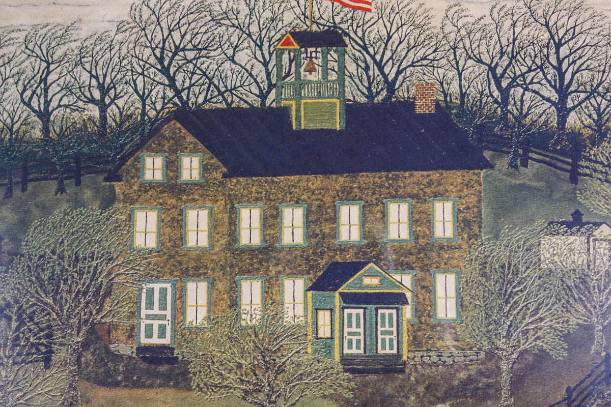 Framed Print of Joseph Pickett's "Manchester Valley" Oil on Canvas Painting EBTH