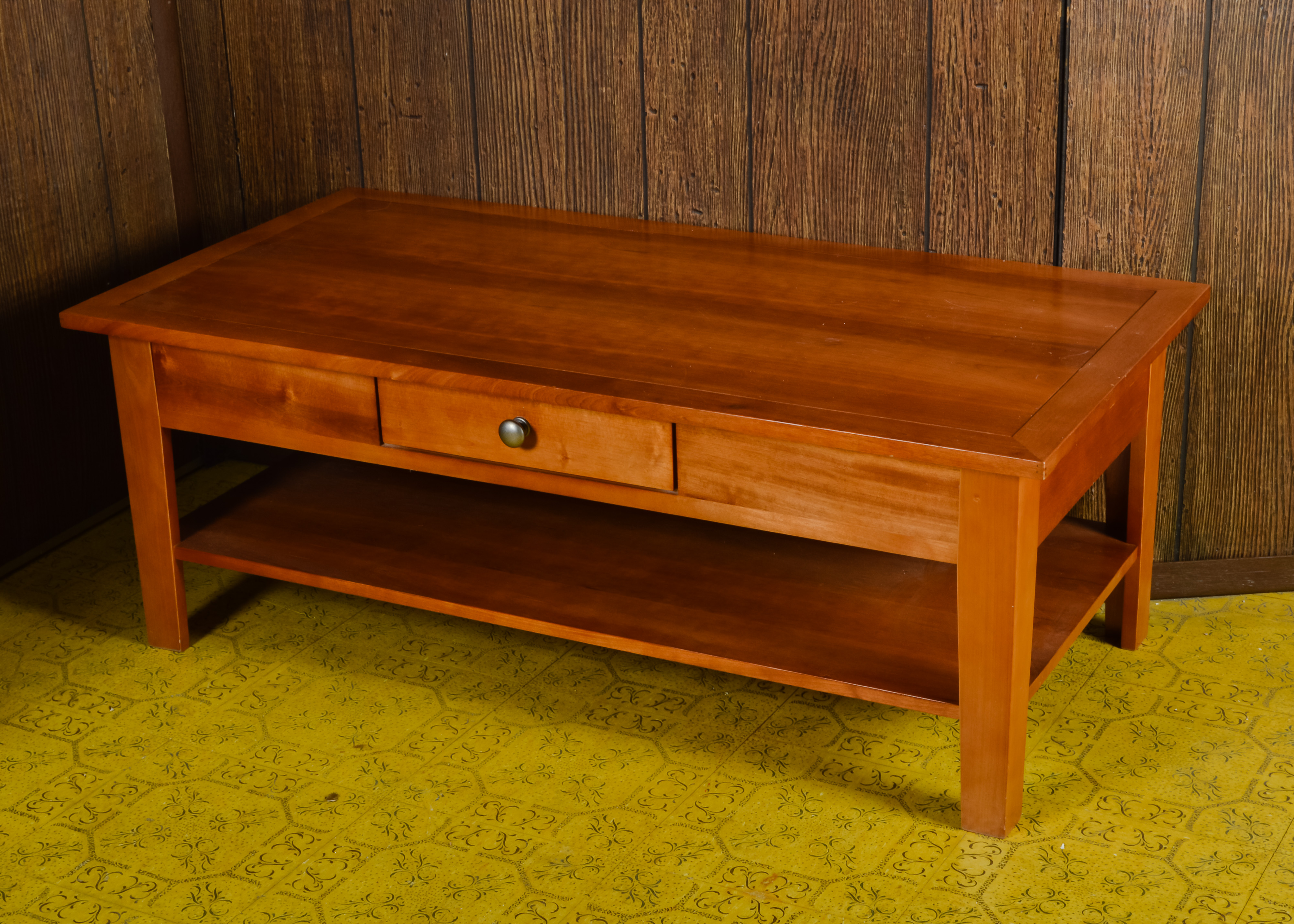 Maple Coffee Table with Lower Shelf EBTH