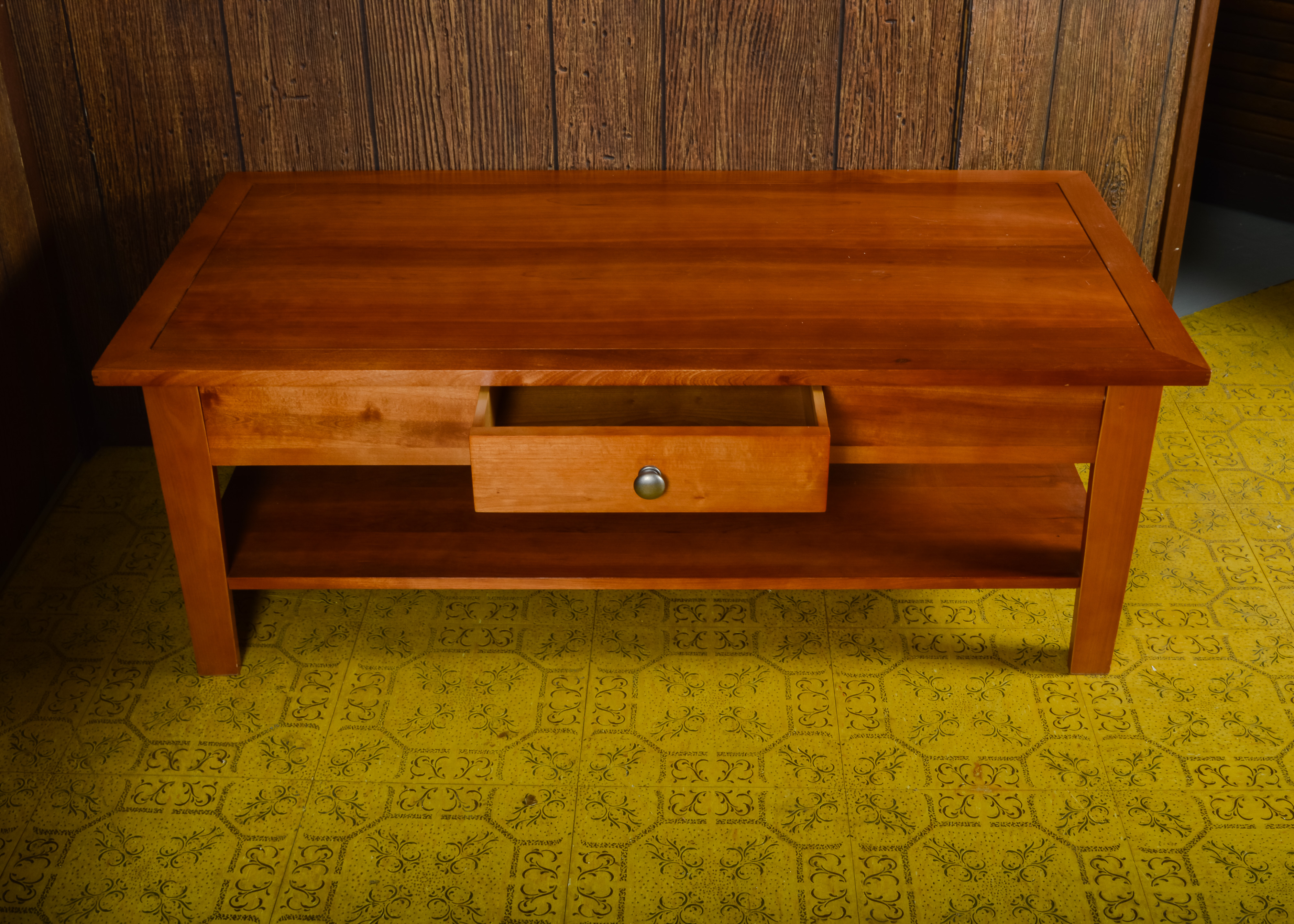 Maple Coffee Table with Lower Shelf EBTH