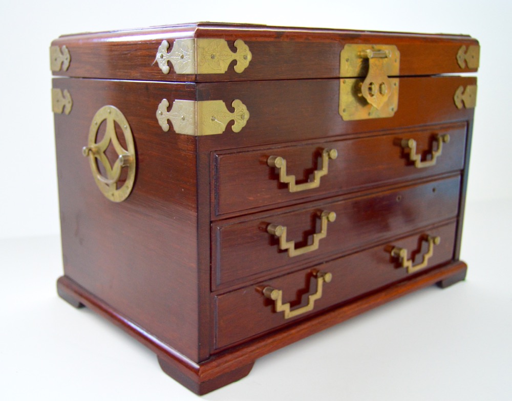 Asian Style Jewelry Box EBTH