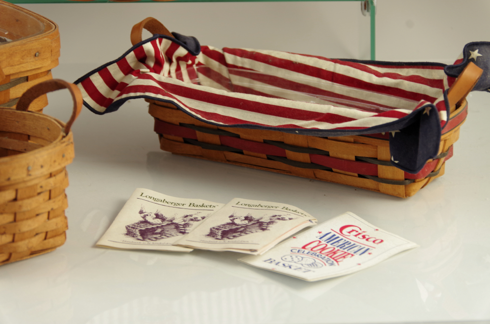 Four Signed Longaberger Baskets EBTH