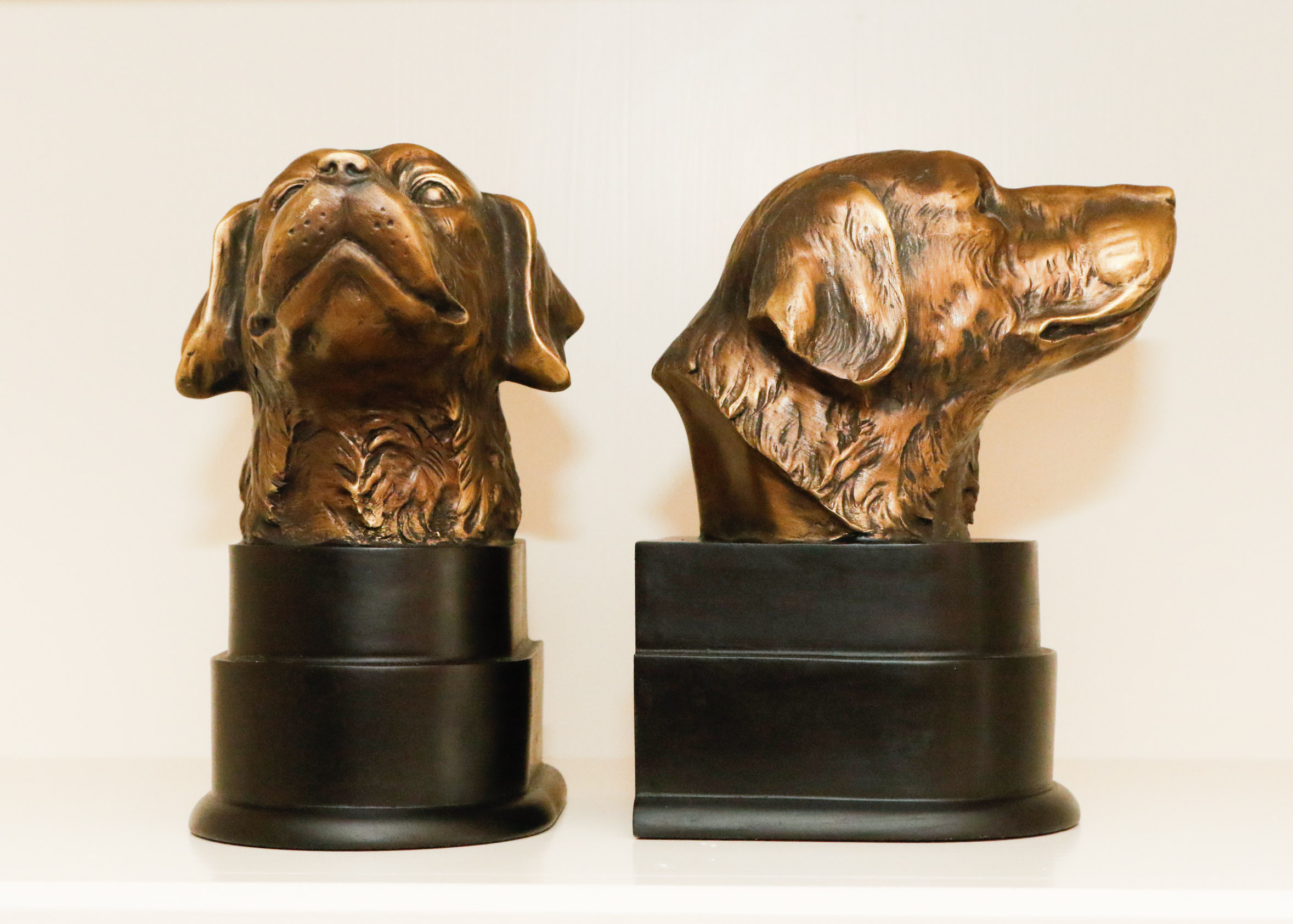 Pair of Labrador Retriever Bookends EBTH