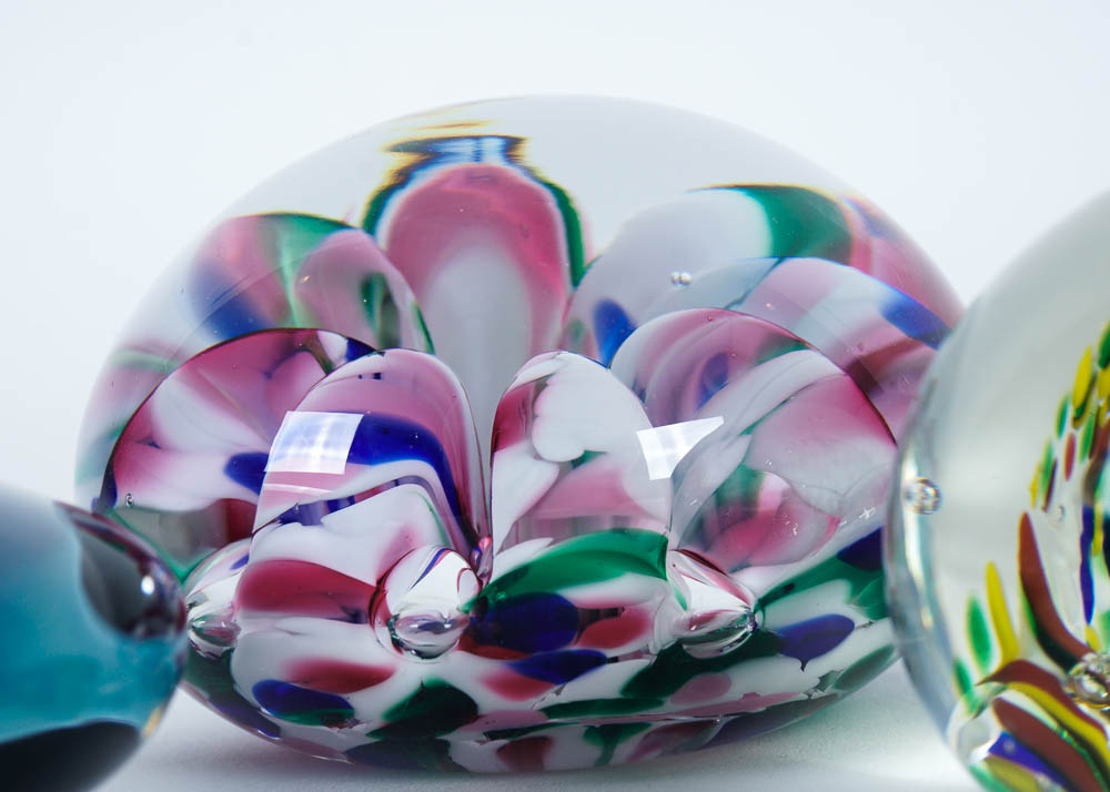 Beautiful Blown Glass Paperweights EBTH
