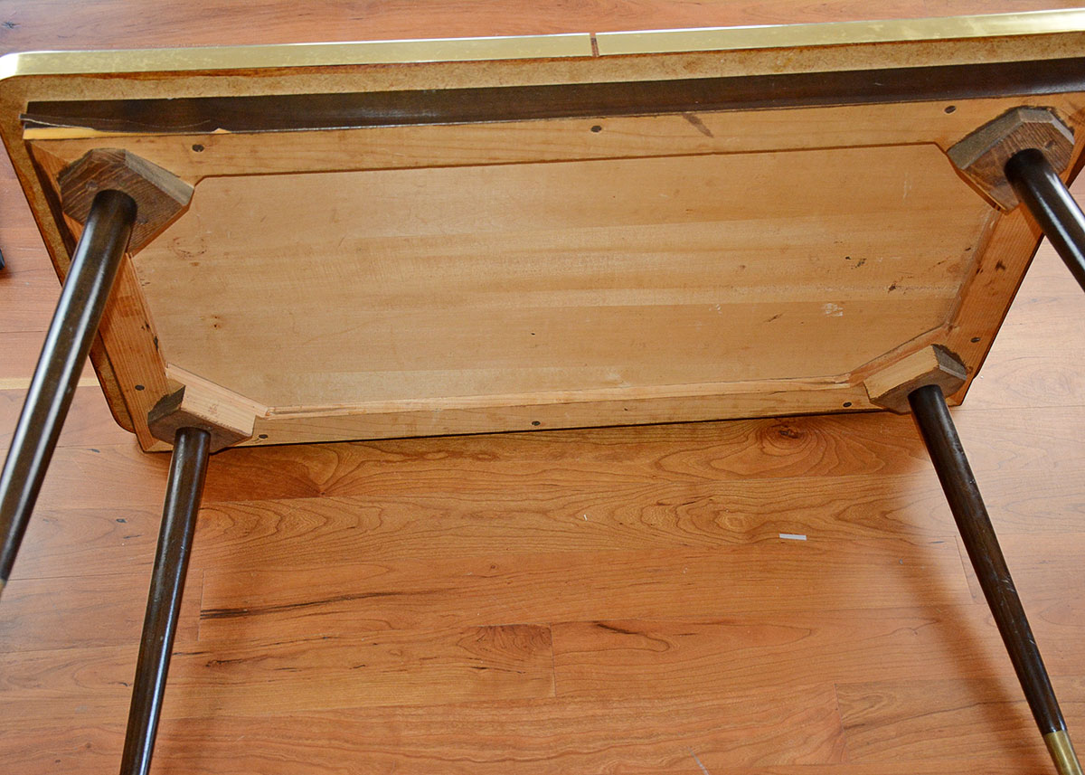 Vintage German Carved 3D Coffee Table EBTH