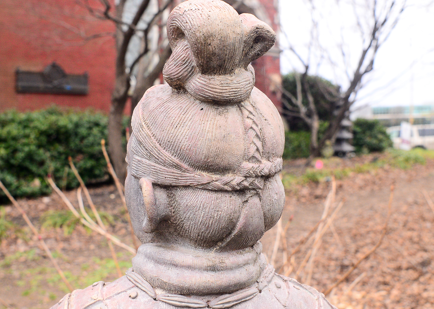 Japanese Warrior Garden Statue EBTH