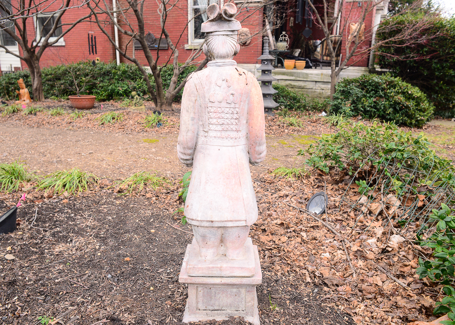 Japanese Warrior Garden Statue EBTH