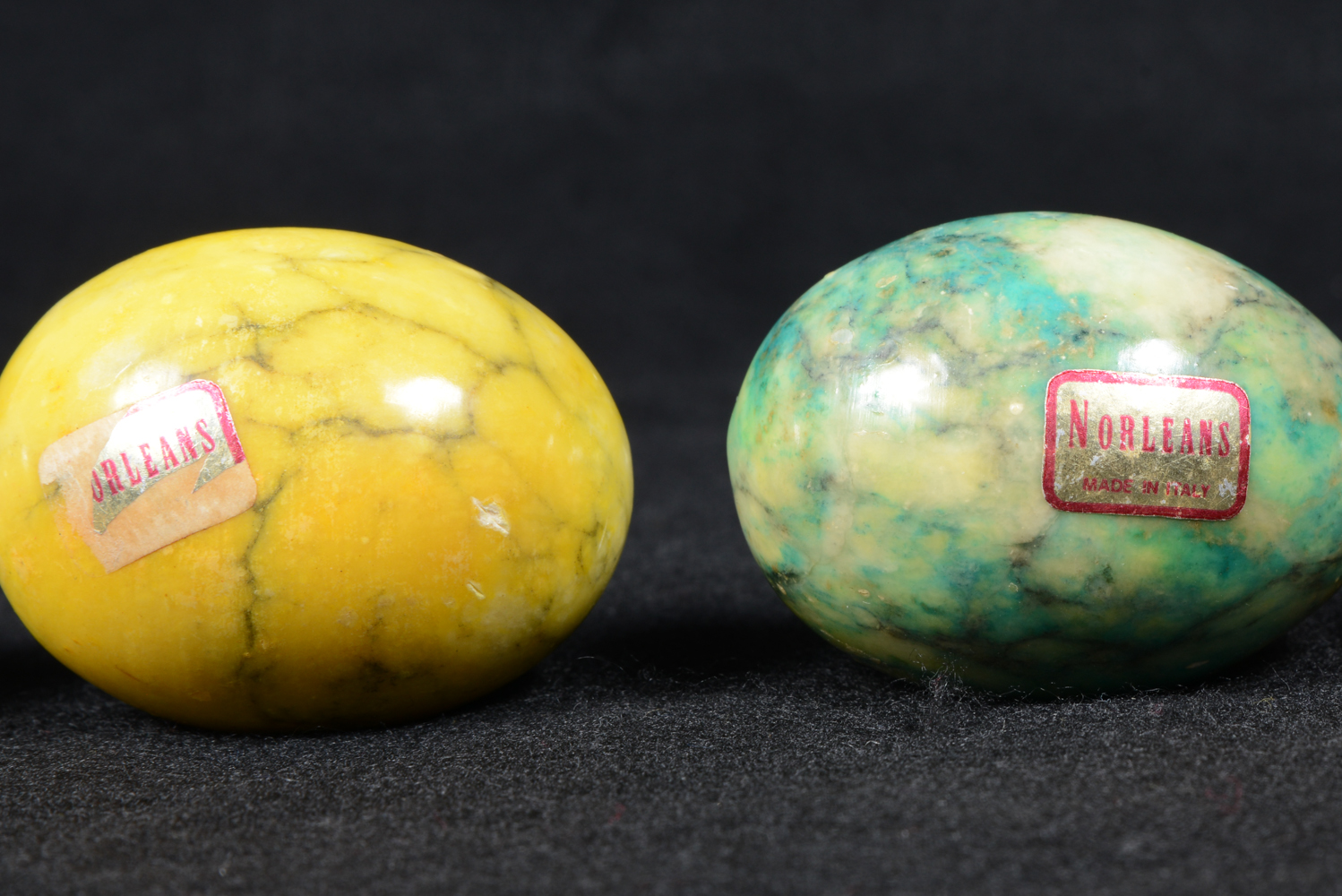 Collection of Vintage Italian Norleans Marble Eggs EBTH