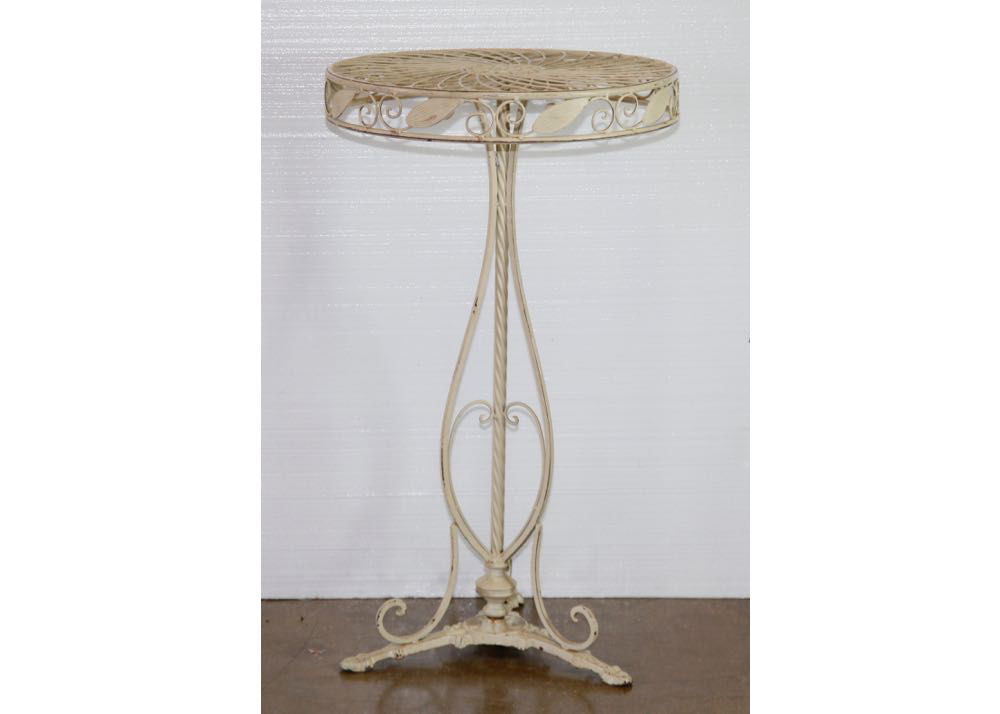 Wrought Iron Bistro Table EBTH