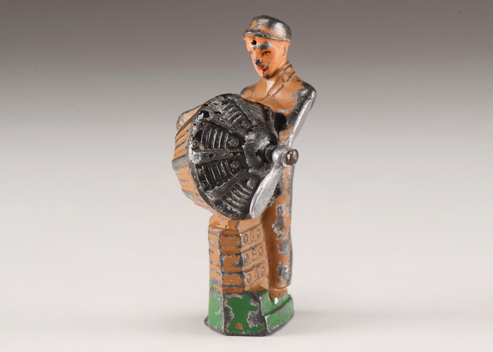 Vintage Barclay Lead Toy Figurine "Airplane Mechanic" EBTH