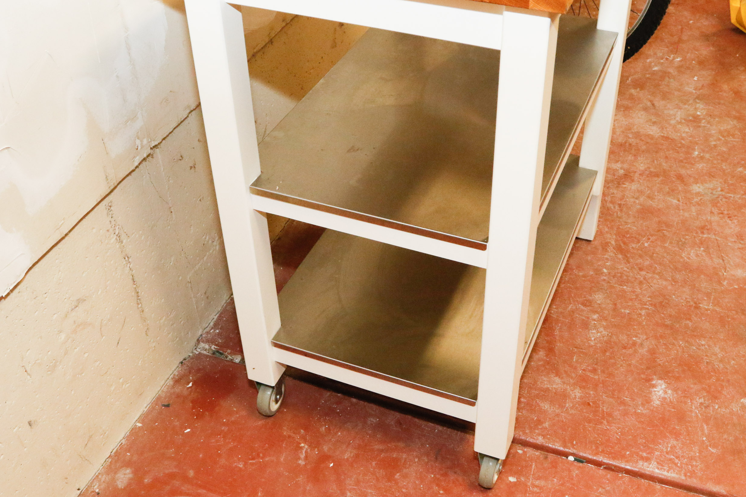 IKEA Stenstorp Butcher Block Kitchen Cart EBTH