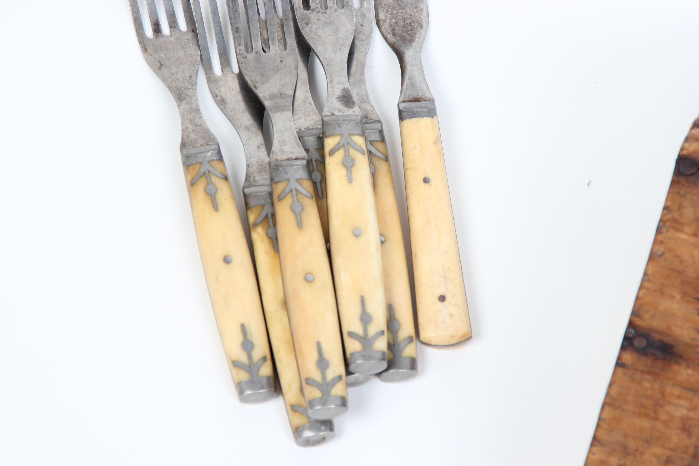 Antique Bone Handle Flatware EBTH