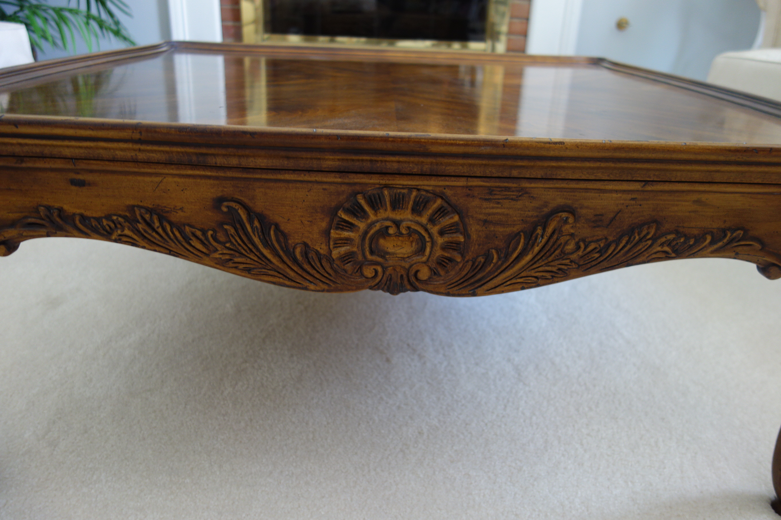 Henredon "Villandry" Burl Walnut Coffee Table EBTH