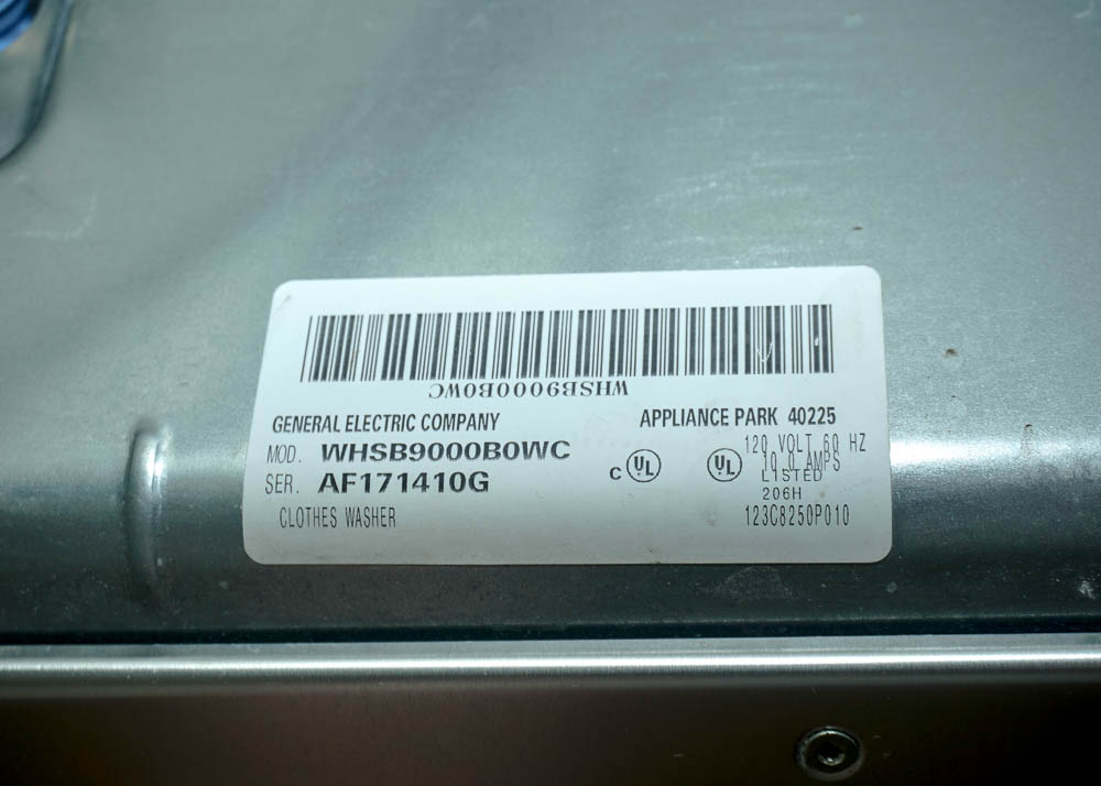 General Electric Washer and Dryer EBTH