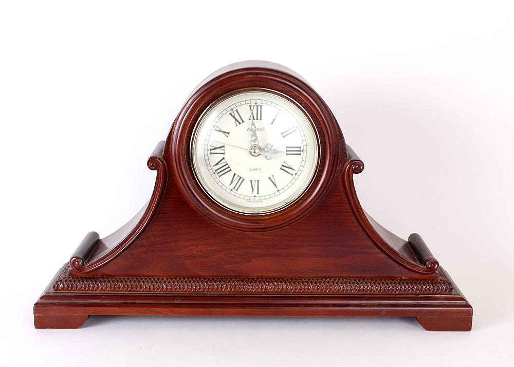 Vintage Wallace Silversmith Napoleon Mantel Clock EBTH