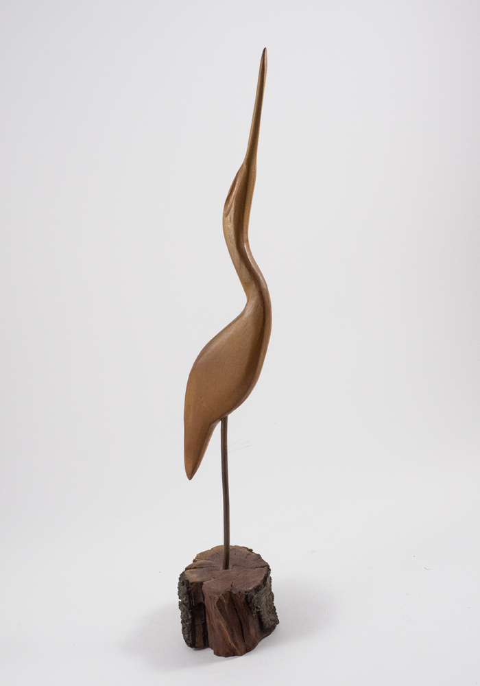 Eight Hand Carved Wood Bird Statues EBTH