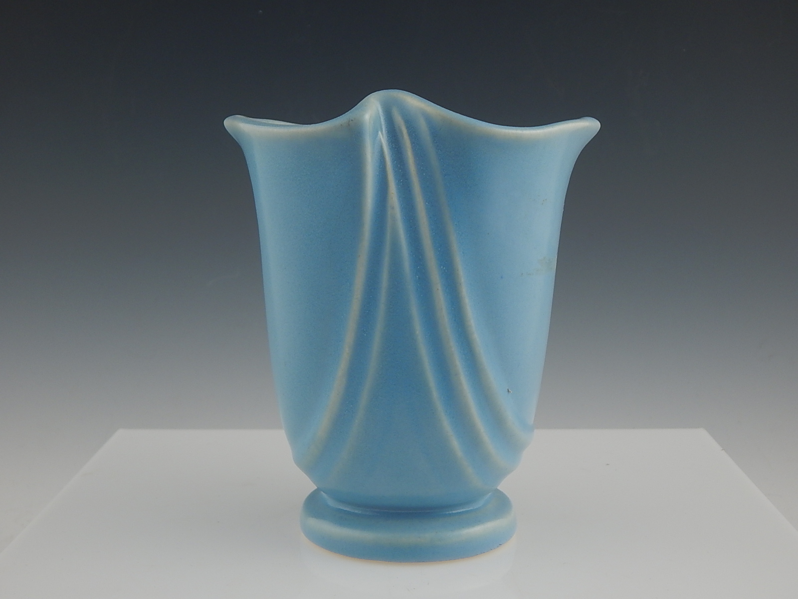 Light Blue Weller Pottery Art Deco Vase EBTH