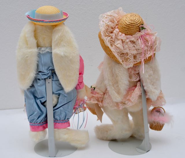 Pair of Vintage Tilly Collectible Rabbits - Bubba Bunny and Rebecca ...