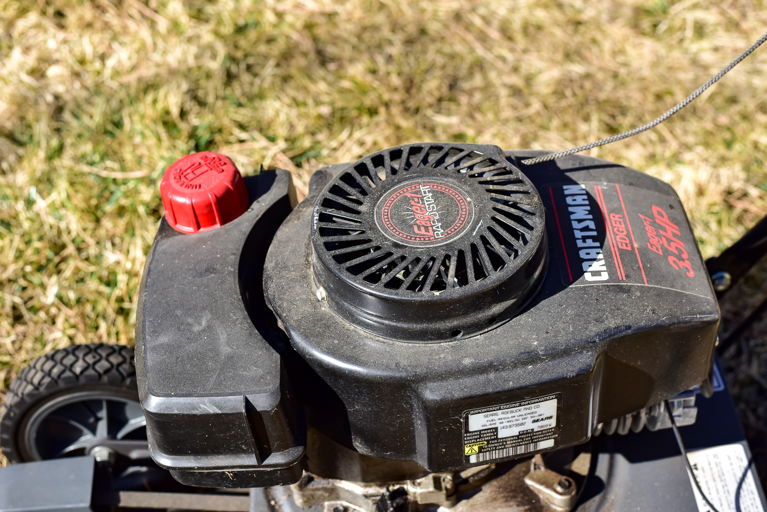 Sears Craftsman 3.5 HP GasPowered Lawn Edger EBTH