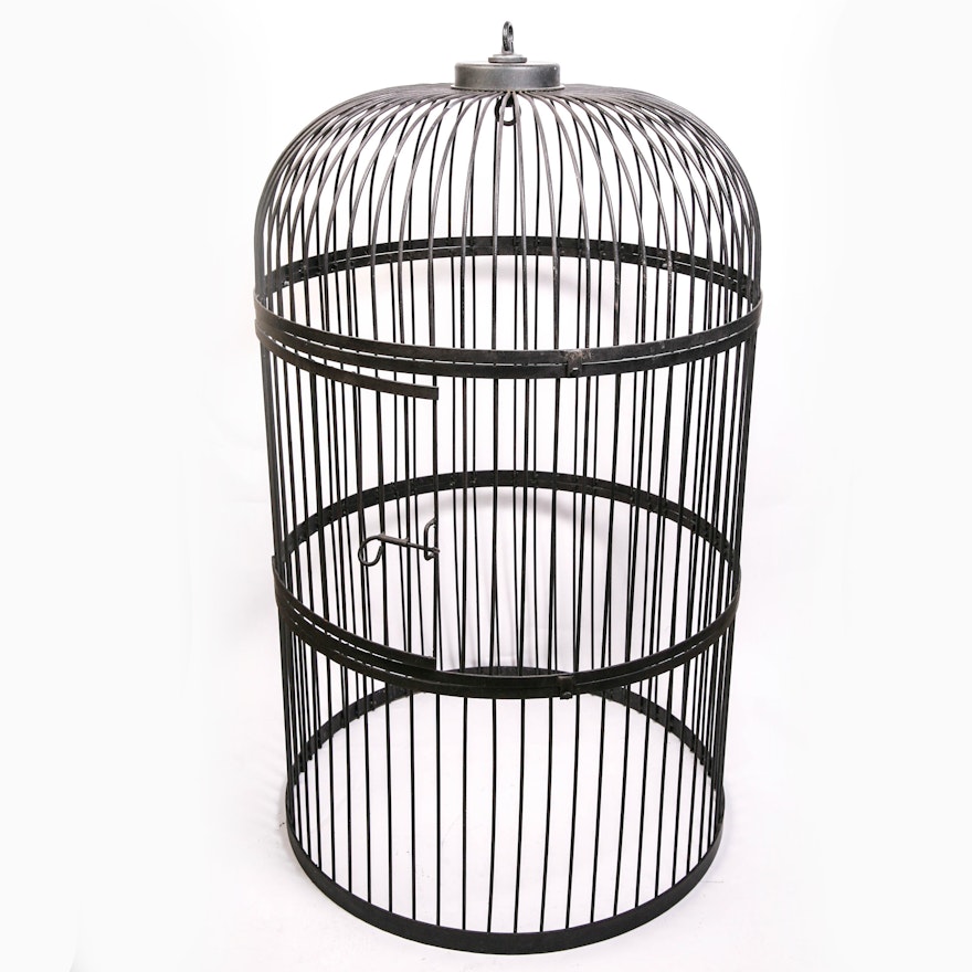 Large Decorative Birdcage Ebth