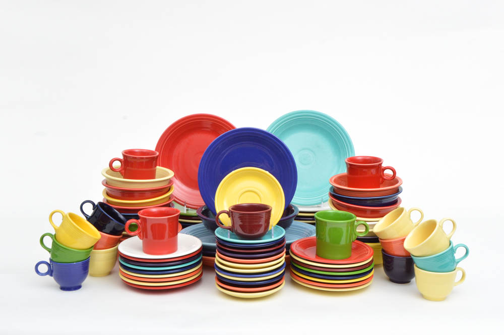 Set of Fiesta Ware Dishes EBTH