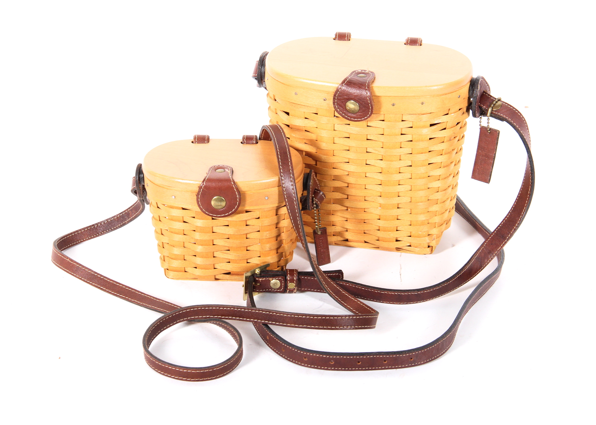 Set of Longaberger Basket Purses EBTH