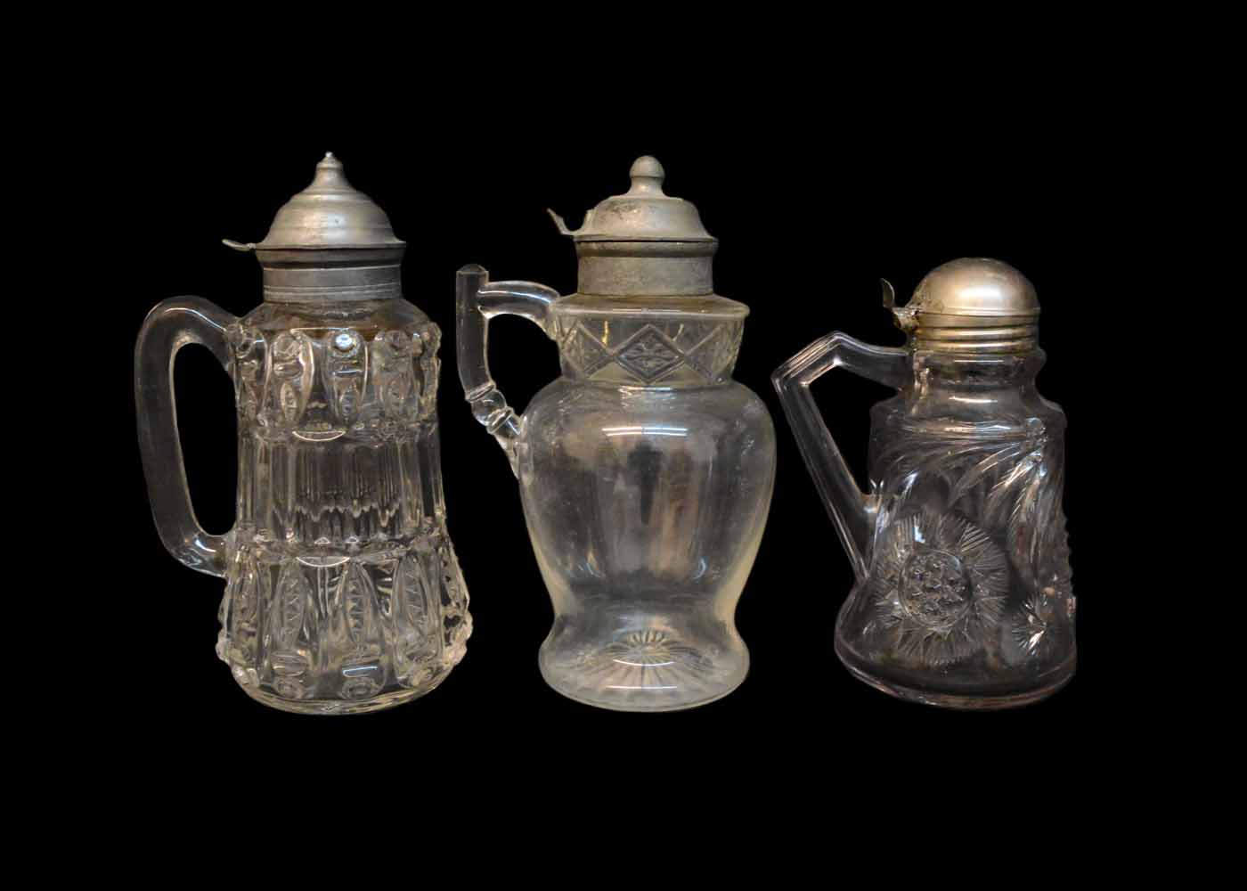 Trio of Antique Syrup Dispensers EBTH