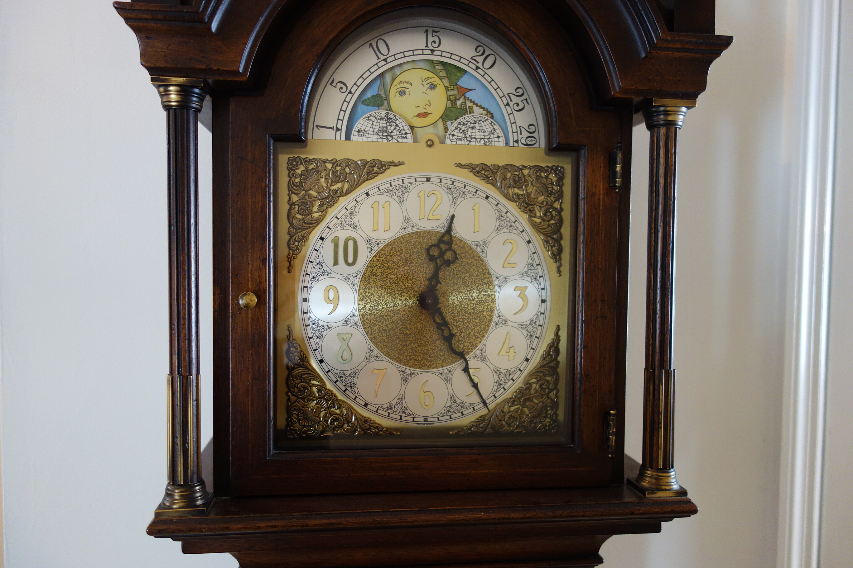 Colonial Grandfather Clock EBTH