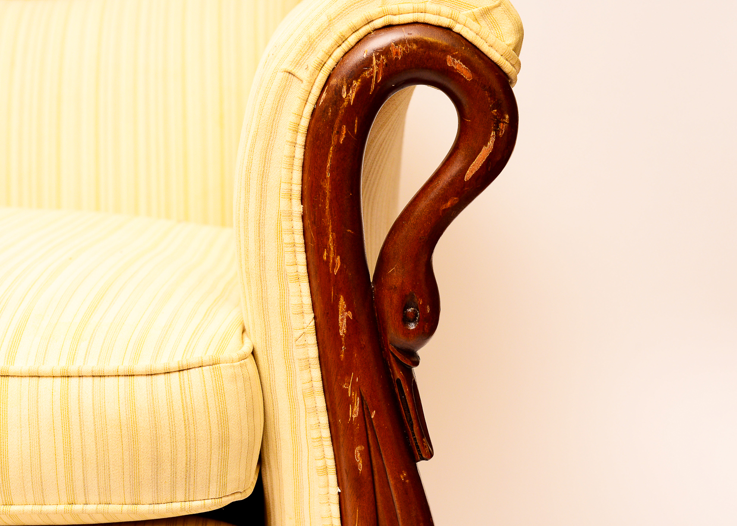 Duncan Phyfe Style Gooseneck Sofa EBTH