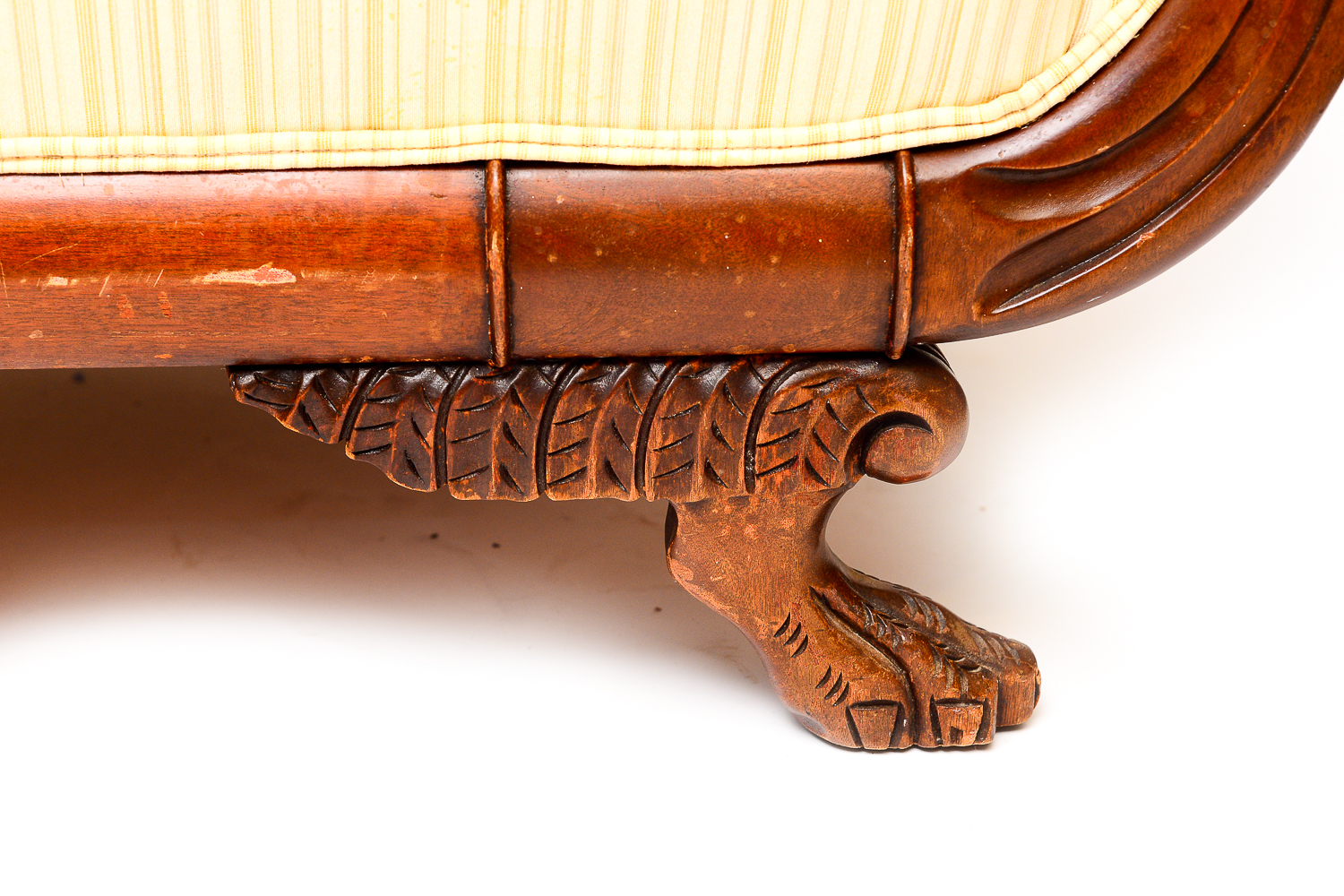 Duncan Phyfe Style Gooseneck Sofa EBTH