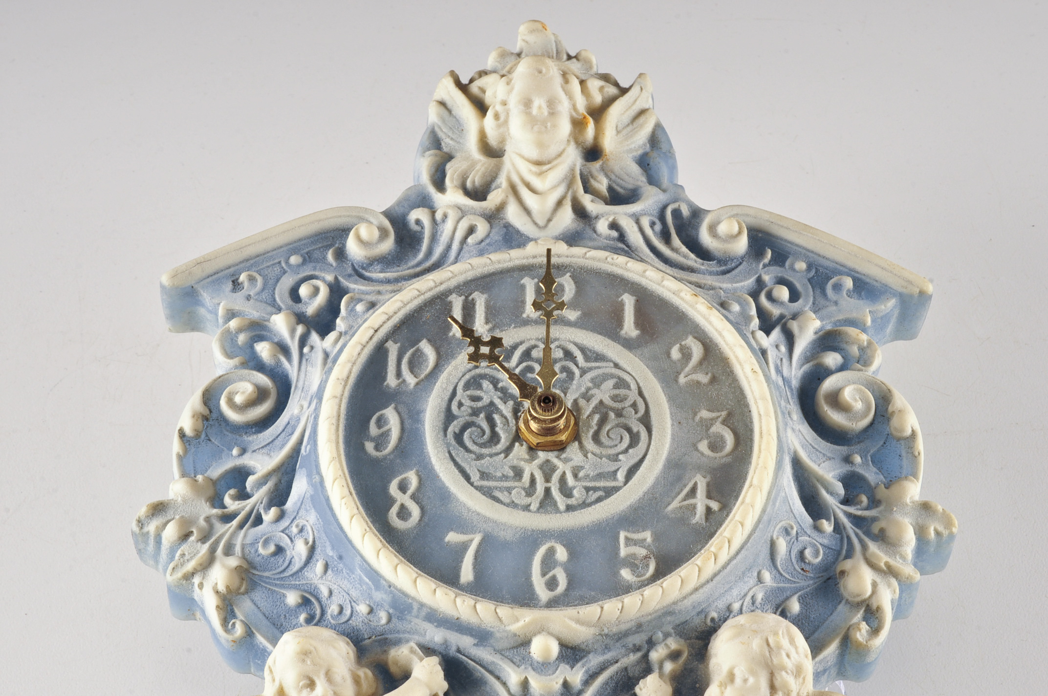 Incolay Carved Stone Wall Clock EBTH