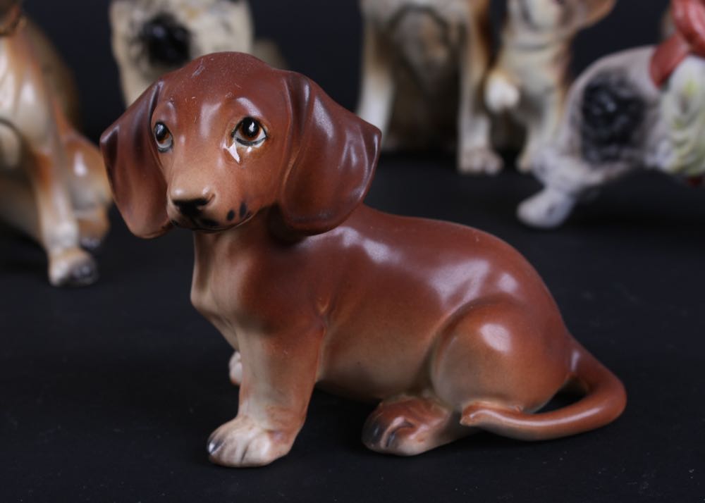 Large Ceramic Dog Figurines EBTH