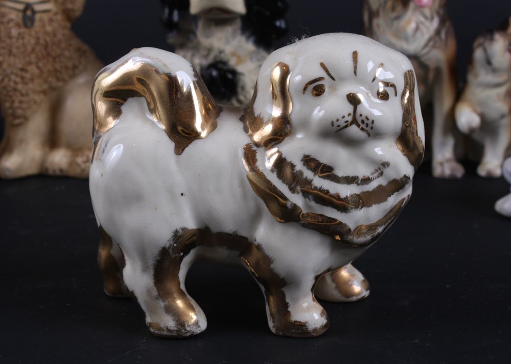 Large Ceramic Dog Figurines EBTH