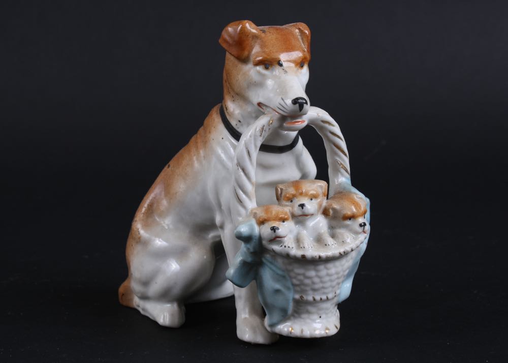 Large Ceramic Dog Figurines EBTH