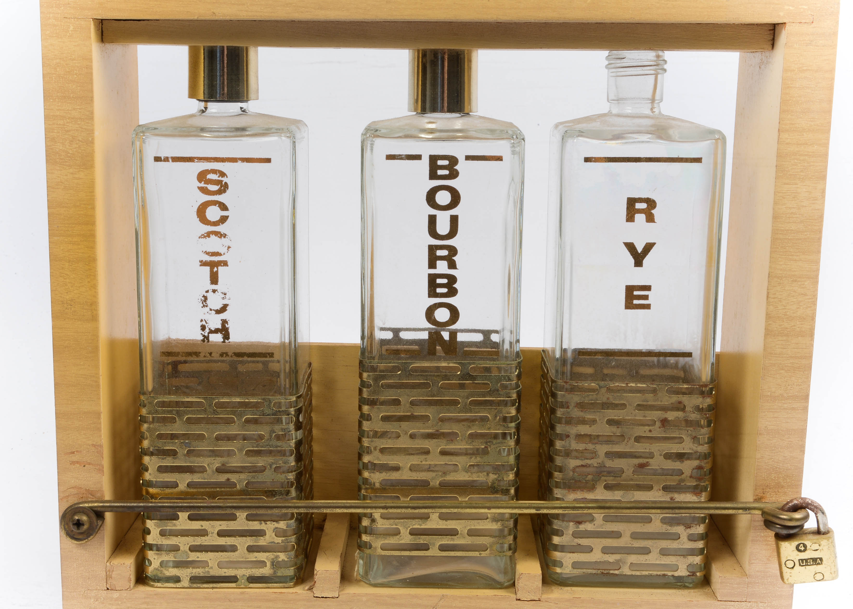 Mid Century Liquor Decanter Bar Set EBTH