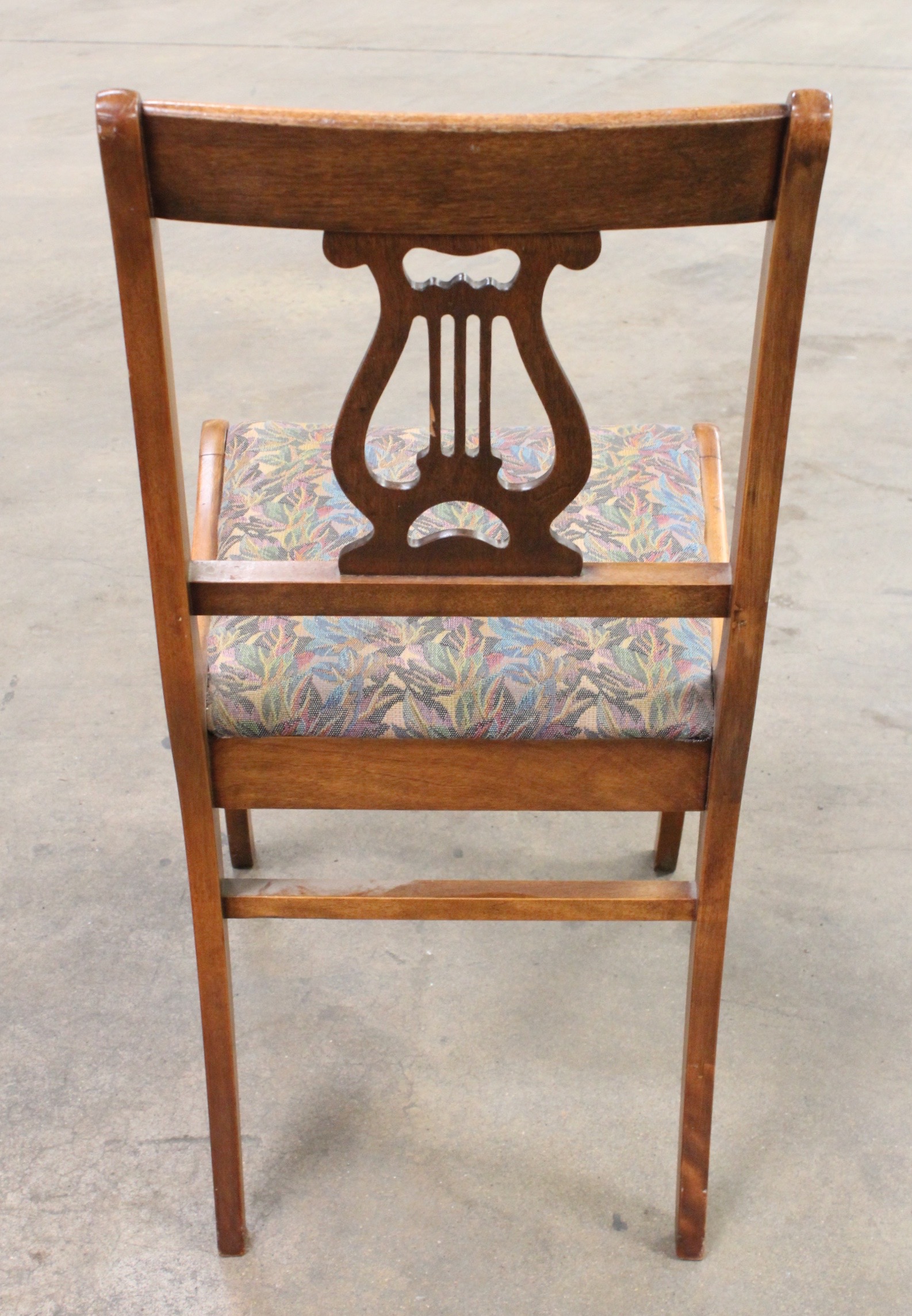 Vintage Oak Dining Table With Six Duncan Phyfe Style Chairs EBTH