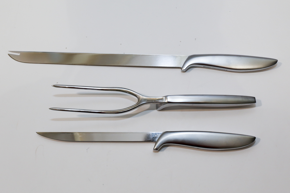 Gerber Stainless Steak Knives and Serving Set EBTH